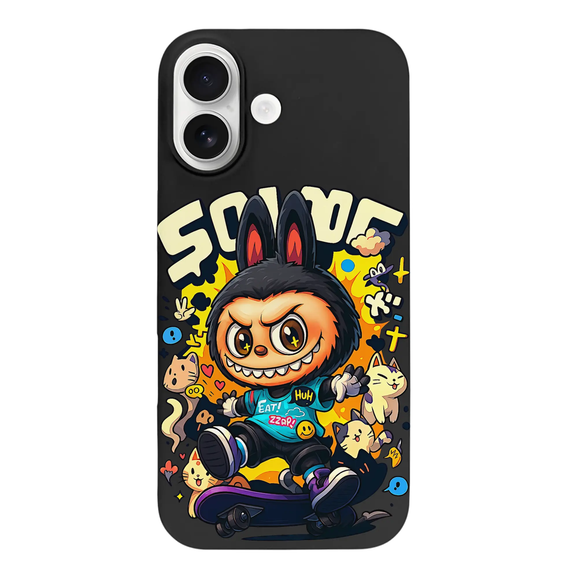 ラブブ グッズ ジモモ - iPhone 17 シリーズ シリコンケース 薄型 耐衝撃 指紋防止 ソフトタッチカバー 精密フィット 傷防止 保護ケース iPhone 17/17 Air/17 Pro/17 Pro Max 対応